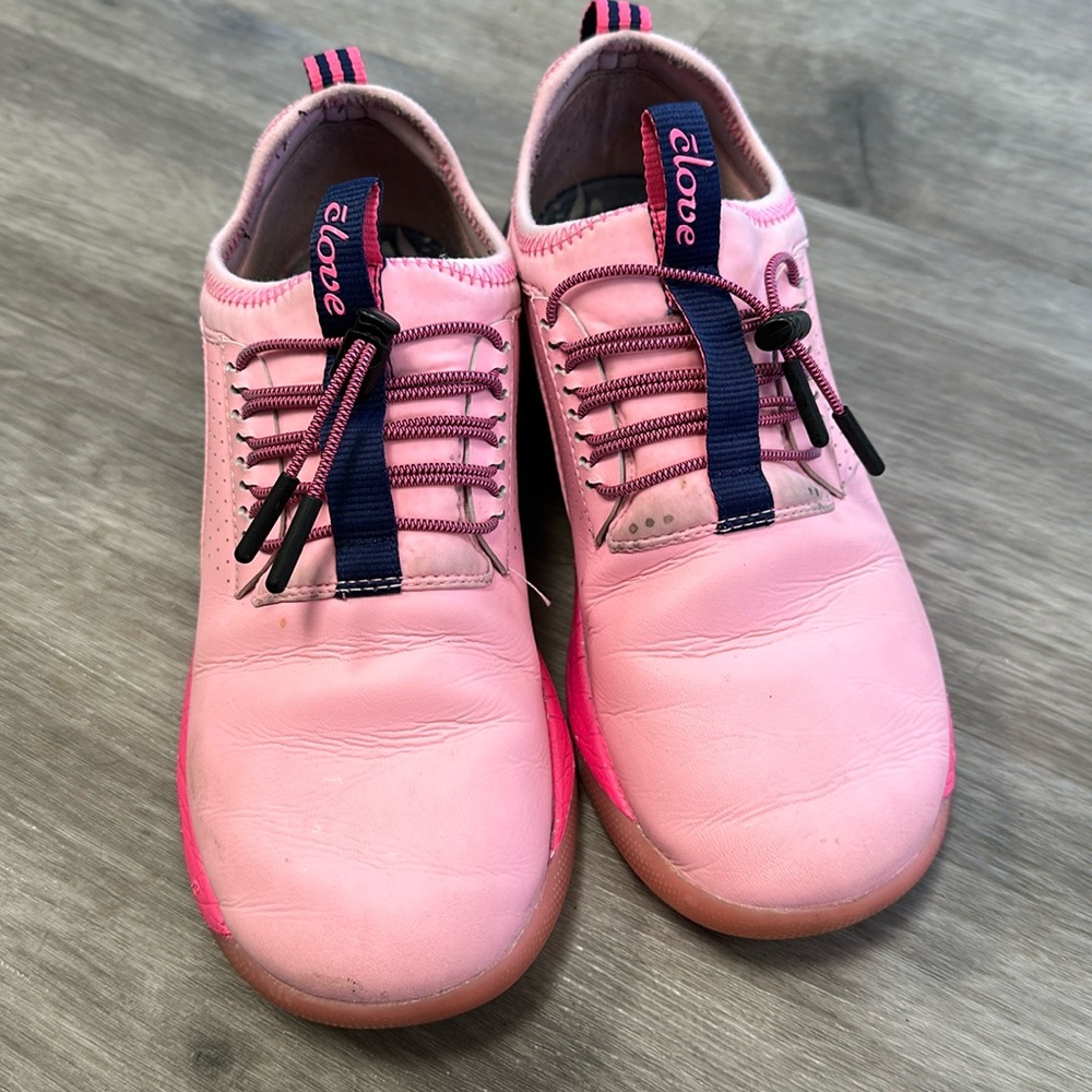 Clove Miami Night Flamingo Nursing Shoes Pink Blue SlipOn Sneaker Drawstring 8